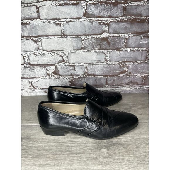 Stacy Adams Black Patent Leather Slip On Loafers Dress Shoes Men’s Sz 8M US/41EU - Picture 16 of 16